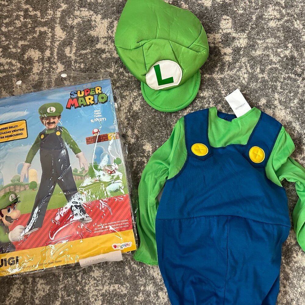 Super Mario Luigi Costume - Toddler